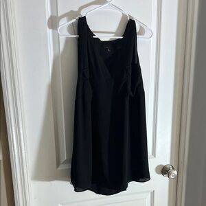 **Worthington** Black Chiffon Sleeveless Blouse